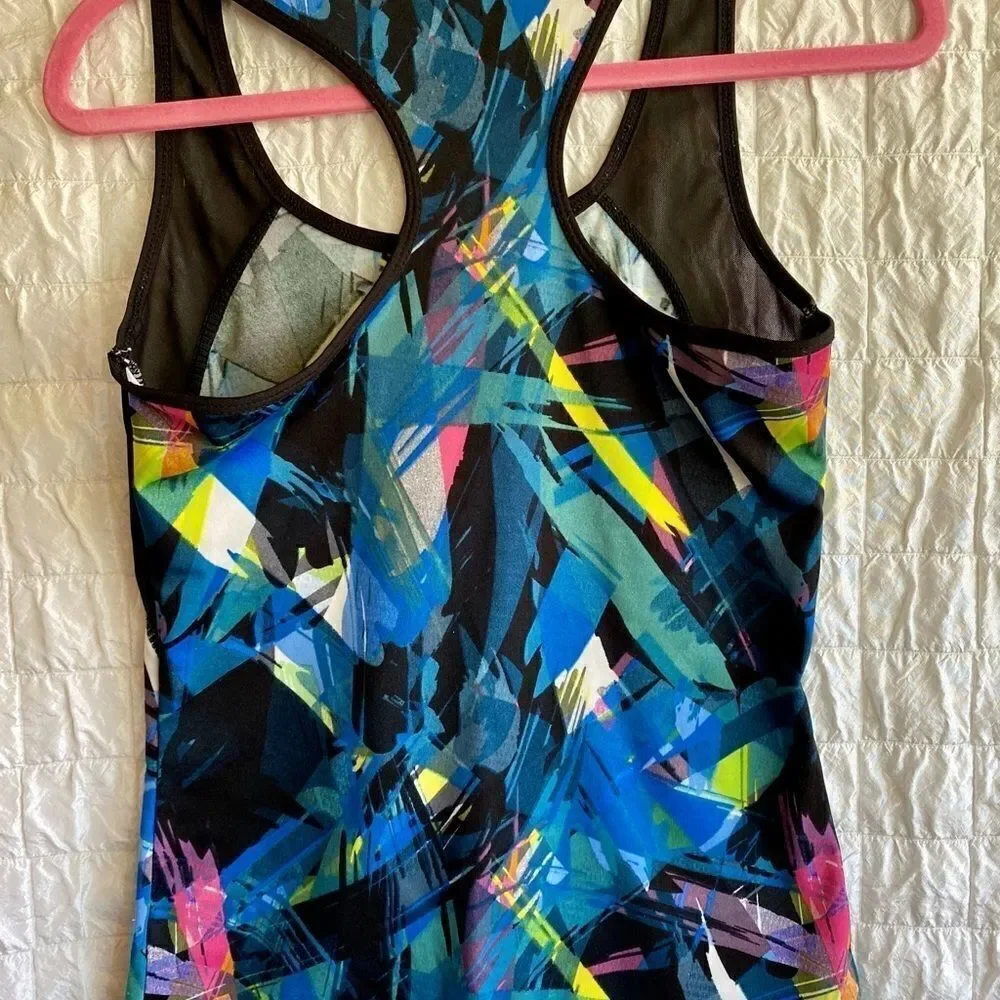 Color Splash Athletic Tracksuit – Tank & Shorts
